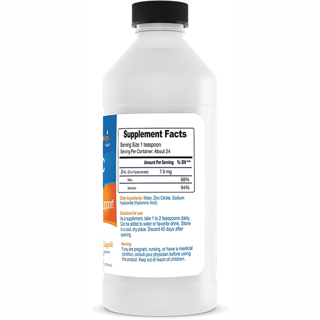 HYL015 | back label of white supplement bottle showing Supplement Facts table, ingredients and directions - Thumbnail