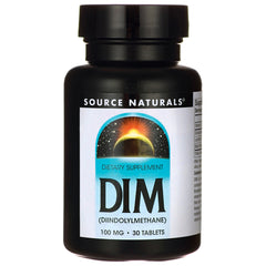 SN893 | Source Naturals DIM (Diindolylmethane) dietary supplement, 100 mg, 30 tablets