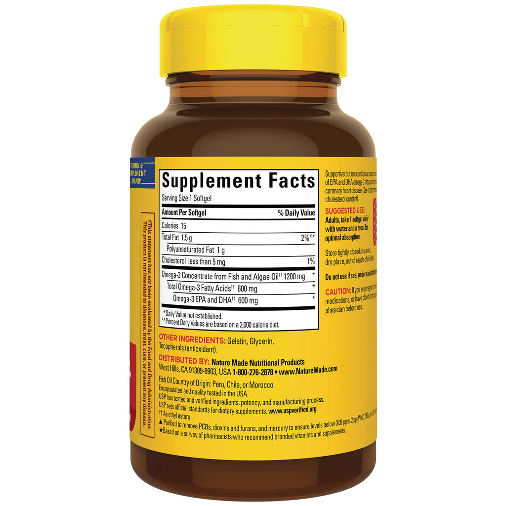 NTM185 | Brown supplement bottle back showing Supplement Facts label, ingredients and suggested use - Thumbnail