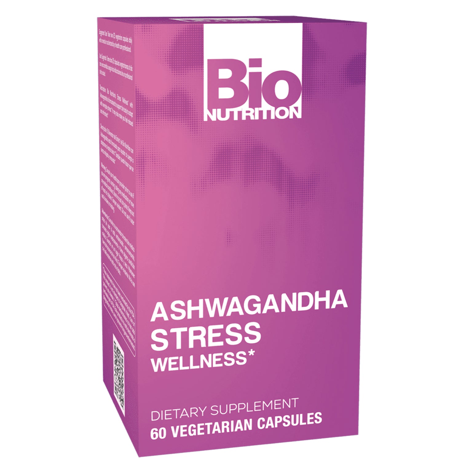 BNN075 | Box of Bio Nutrition Ashwagandha Stress Wellness dietary supplement, 60 vegetarian capsules