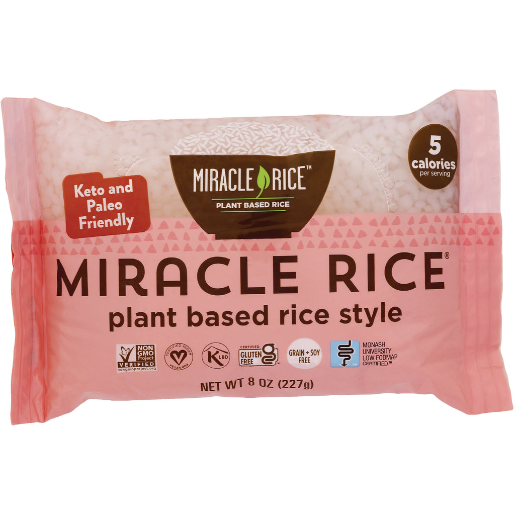 MIR003 | Miracle Rice plant based rice style front pink package labeled 5 calories per serving - Thumbnail