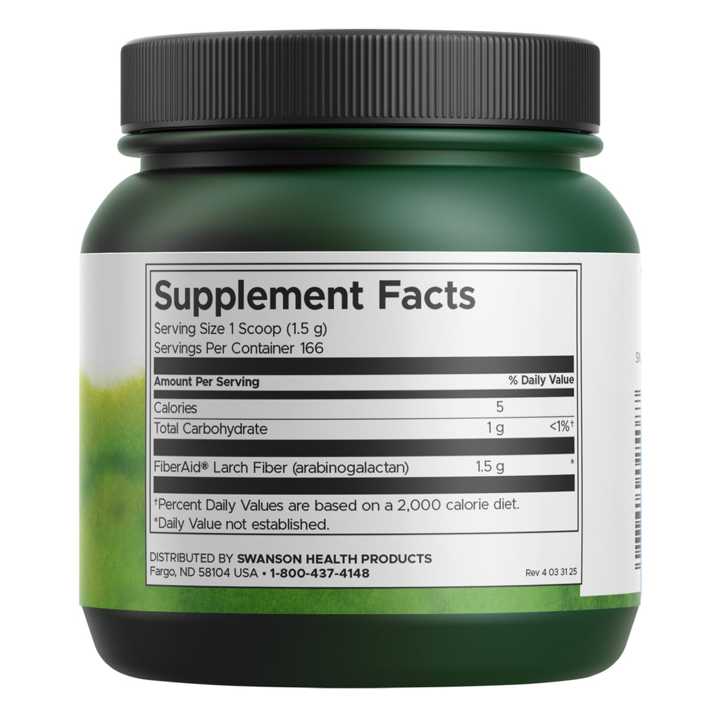 SWU508 | Back label with Supplement Facts - Thumbnail