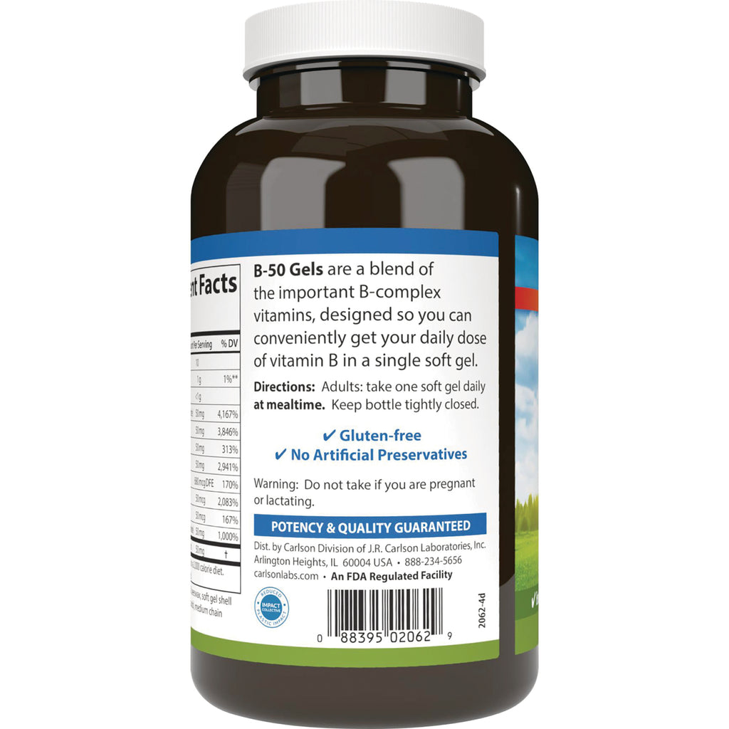 CSN311 | Back label of brown supplement bottle showing directions, gluten-free and no artificial preservatives text and barcode - Thumbnail