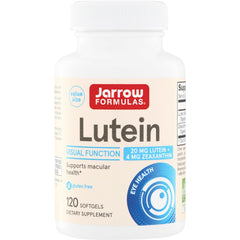 JR322 | Jarrow Formulas Lutein, 20 mg lutein + 4 mg zeaxanthin, 120 softgels