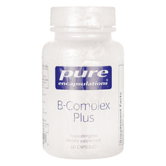 PRN033 | Pure Encapsulations B-Complex Plus supplement bottle, 60 capsules