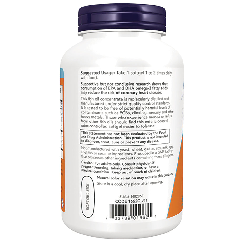 NWF715 | back label of white supplement bottle showing suggested usage, caution text and barcode - Thumbnail