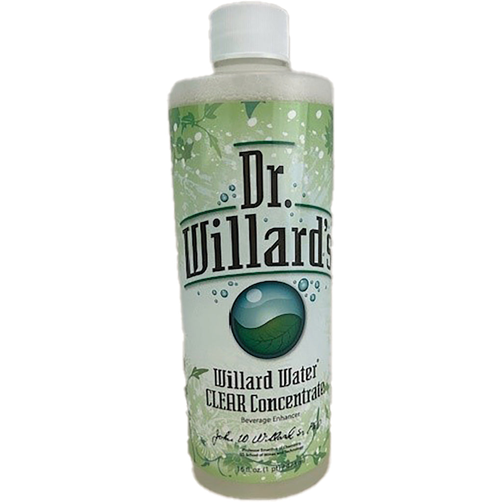 WW003 | Dr. Willard's Willard Water CLEAR Concentrate beverage enhancer, front label - Thumbnail