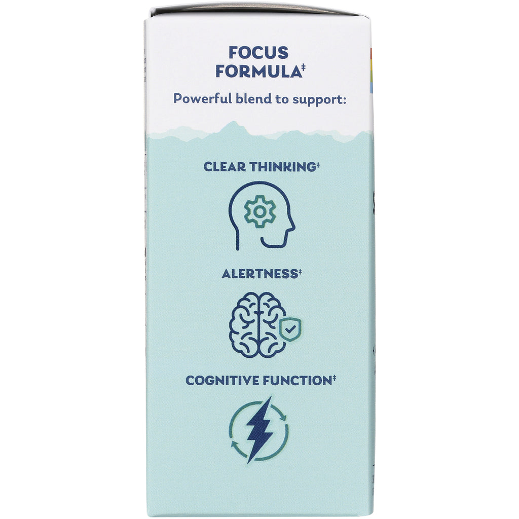 SLR490 | Focus Formula box panel with Clear Thinking, Alertness, and Cognitive Function icons - Thumbnail