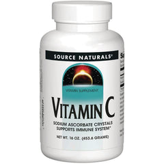 SN670 | Source Naturals Vitamin C Sodium Ascorbate Crystals, supports immune system, 16 oz (453.6 g)