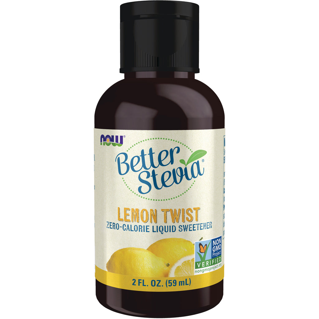 NWF1036 | Better Stevia Lemon Twist zero-calorie liquid sweetener 2 fl oz bottle, front label - Thumbnail