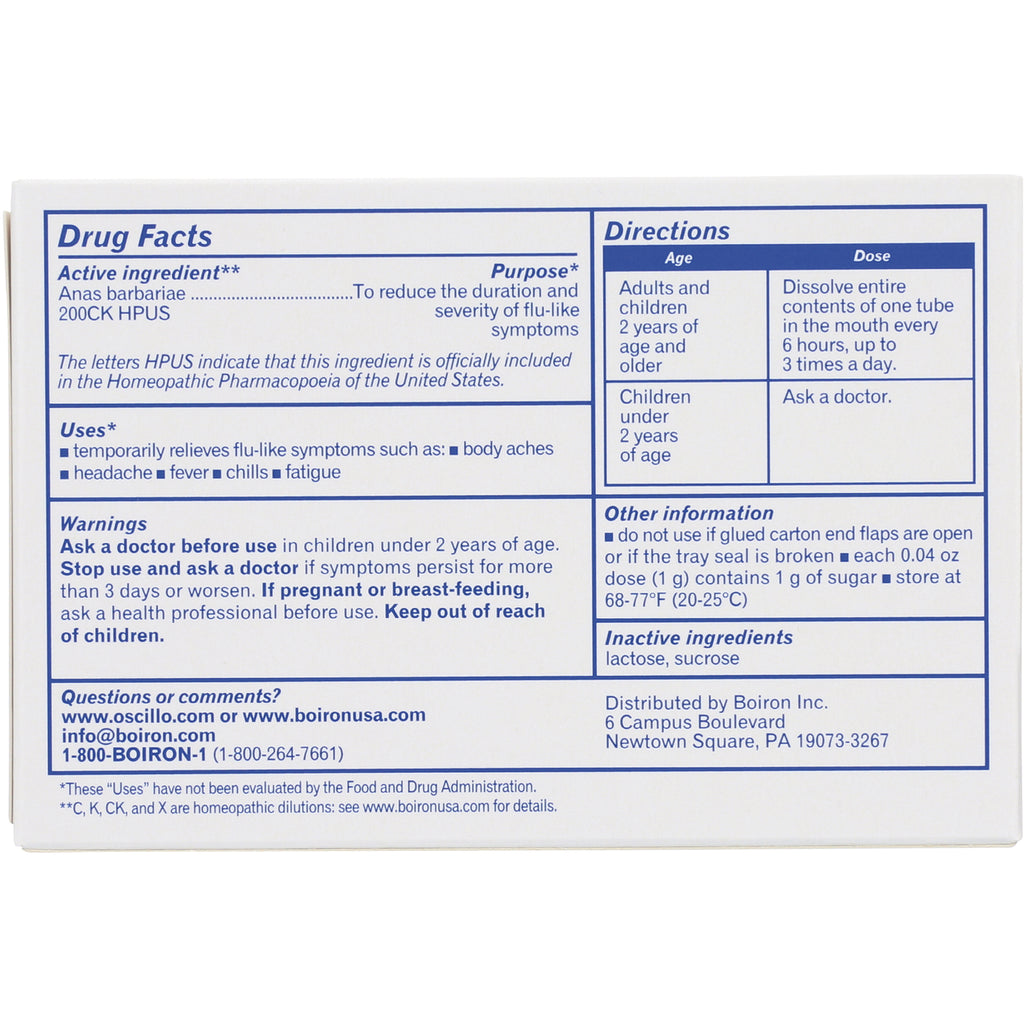 BRN003 | Back panel showing drug facts, directions, warnings, and inactive ingredients on white packaging - Thumbnail