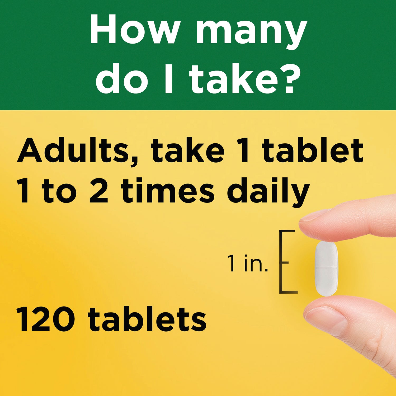 NTM159 | Dosage info: Adults take 1 tablet 1 to 2 times daily, 120 tablets, 1 in tablet held between fingers