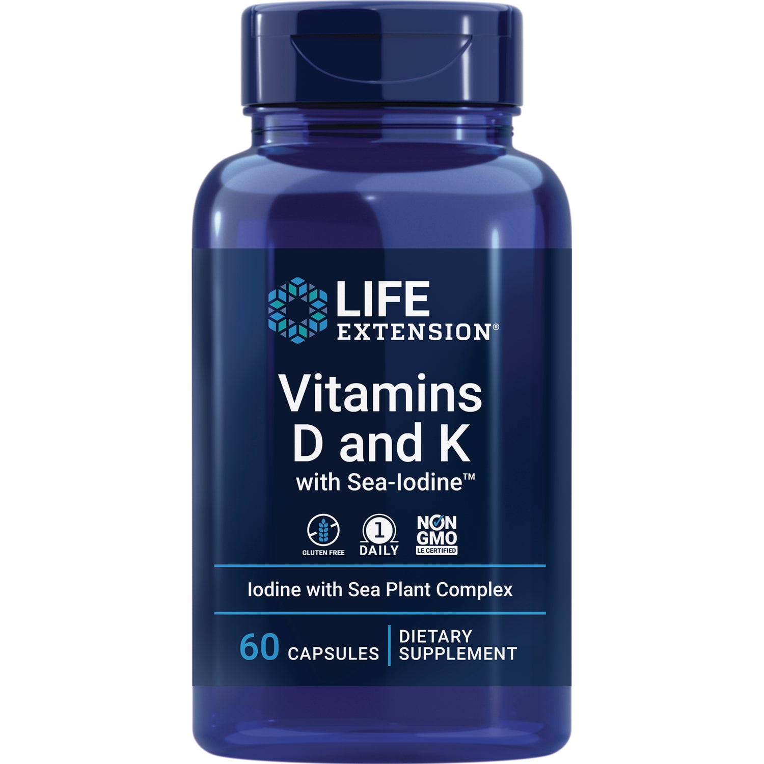 Vitamins D and K with Sea-Iodine