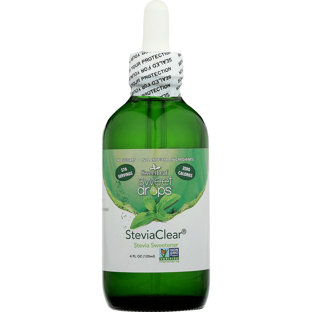 WA039 | SweetLeaf Sweet Drops SteviaClear stevia sweetener, 4 fl oz dropper bottle - Thumbnail