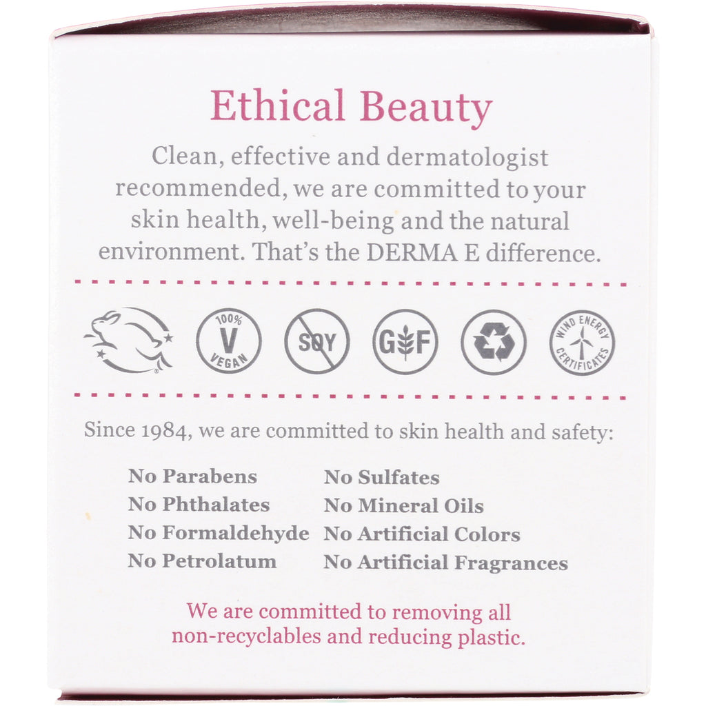 DE020 | Back of box labeled Ethical Beauty showing certification icons and a list: No Parabens, No Phthalates, No Sulfates, No Mineral Oils - Thumbnail