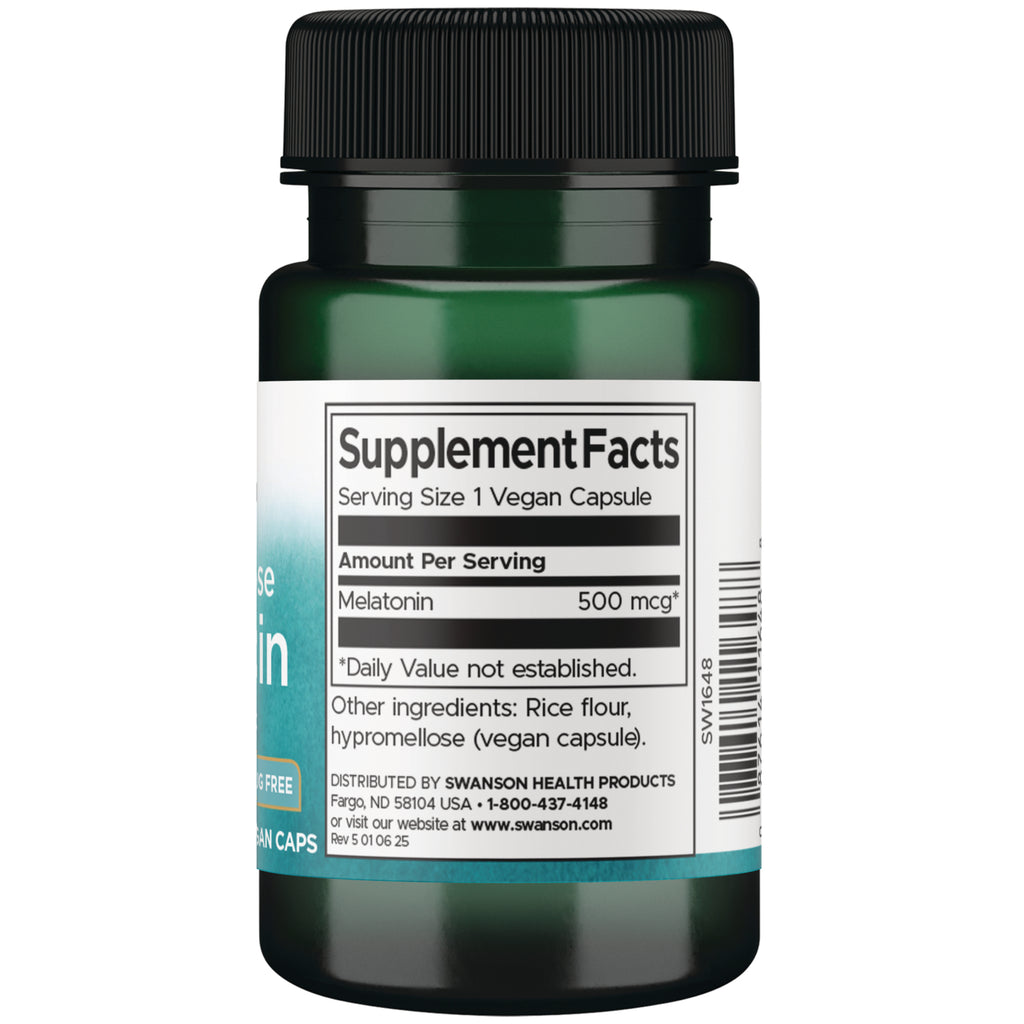 SW1648 | Back label with supplement facts and serving information - Thumbnail