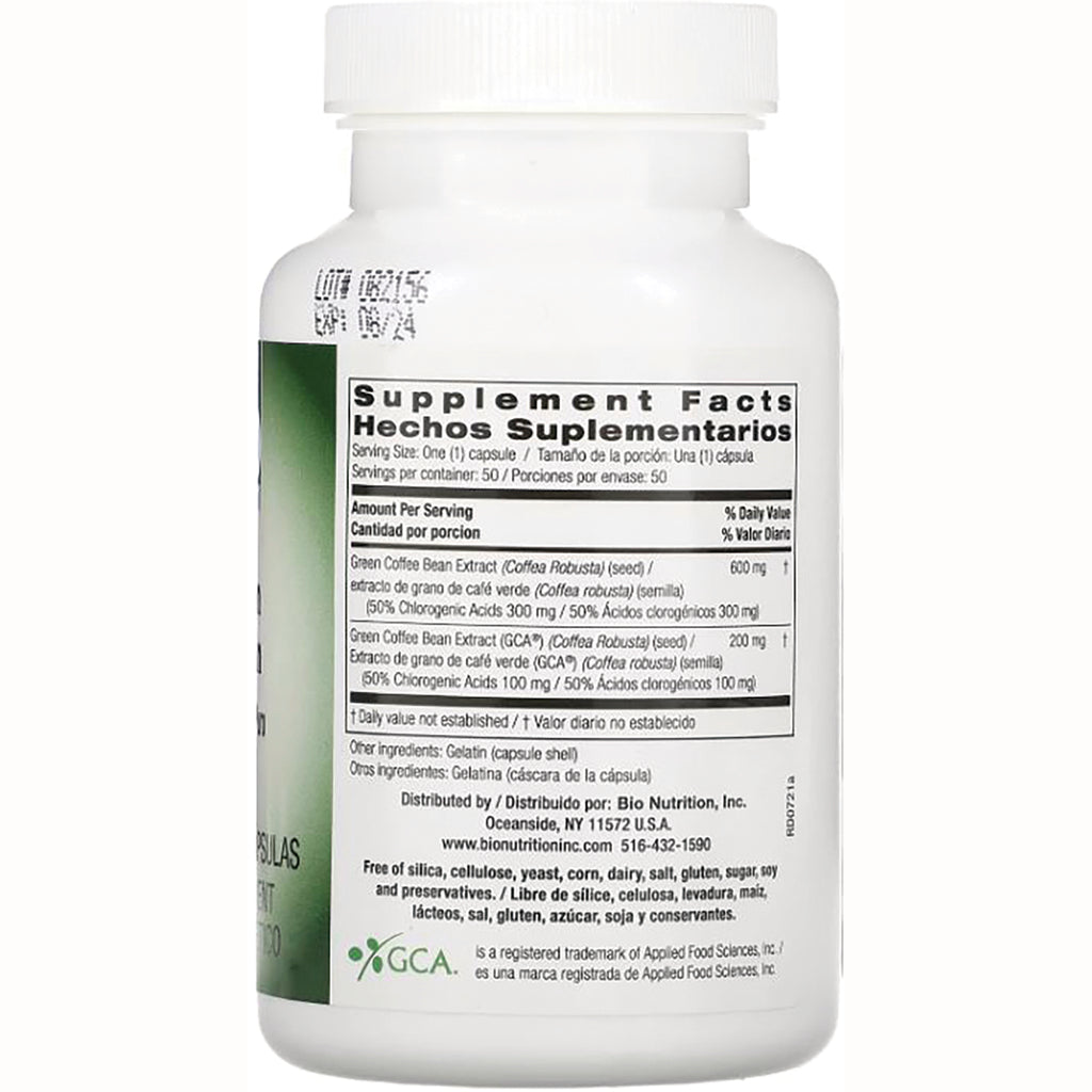 BNN012 | Supplement Facts panel and ingredients on back of white supplement bottle - Thumbnail