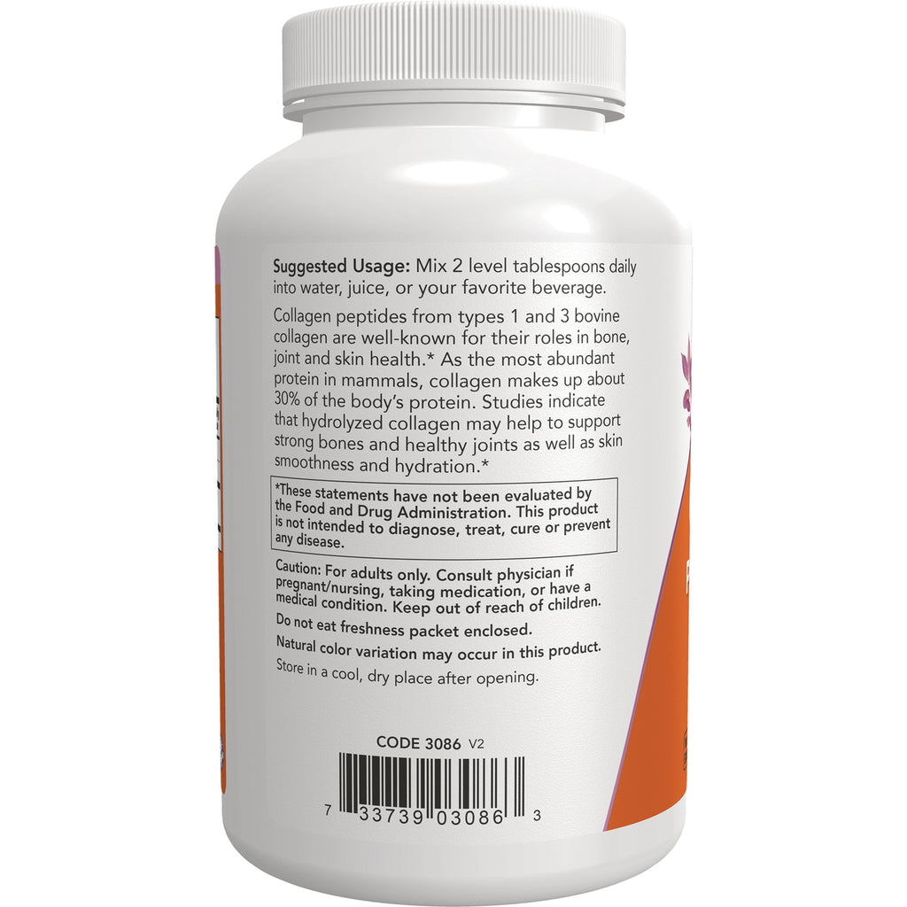 NWF1431 | Back label of white supplement bottle showing suggested usage, warnings, and barcode - Thumbnail