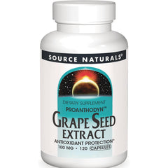 SN644 | Source Naturals Proanthodyn Grape Seed Extract, 100 mg, 120 capsules