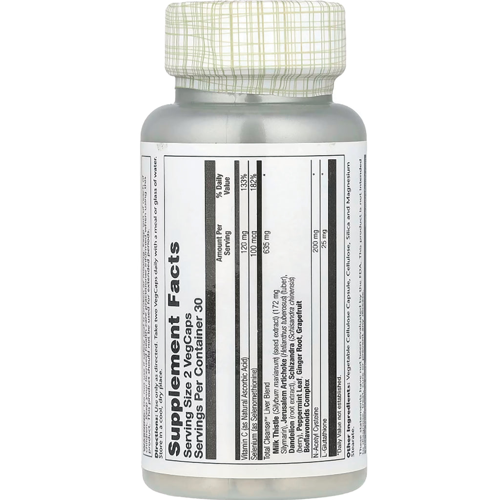 SLR410 | Back of white supplement bottle showing Supplement Facts label and ingredient list - Thumbnail