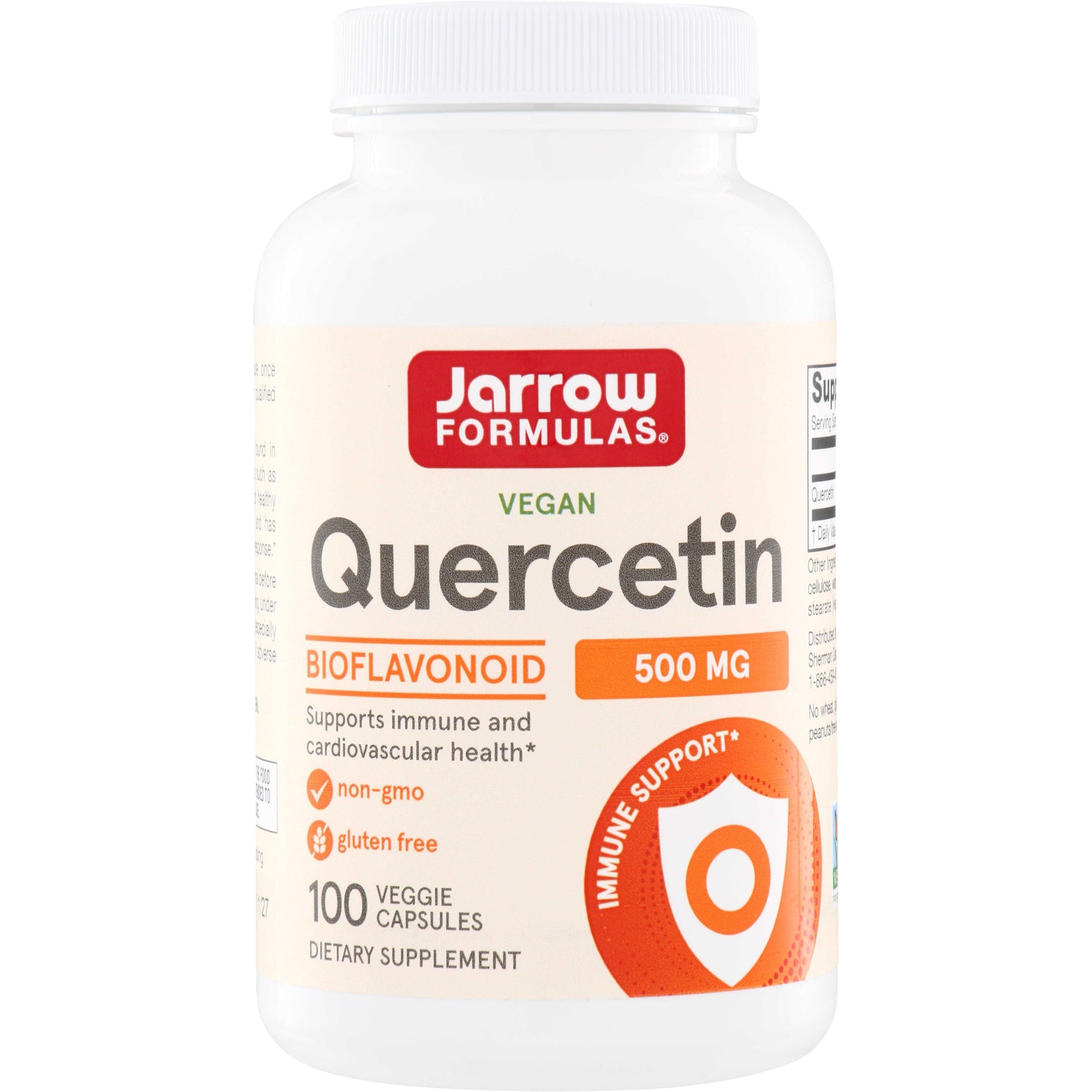JR038 | Jarrow Formulas Vegan Quercetin Bioflavonoid 500 mg, 100 veggie capsules