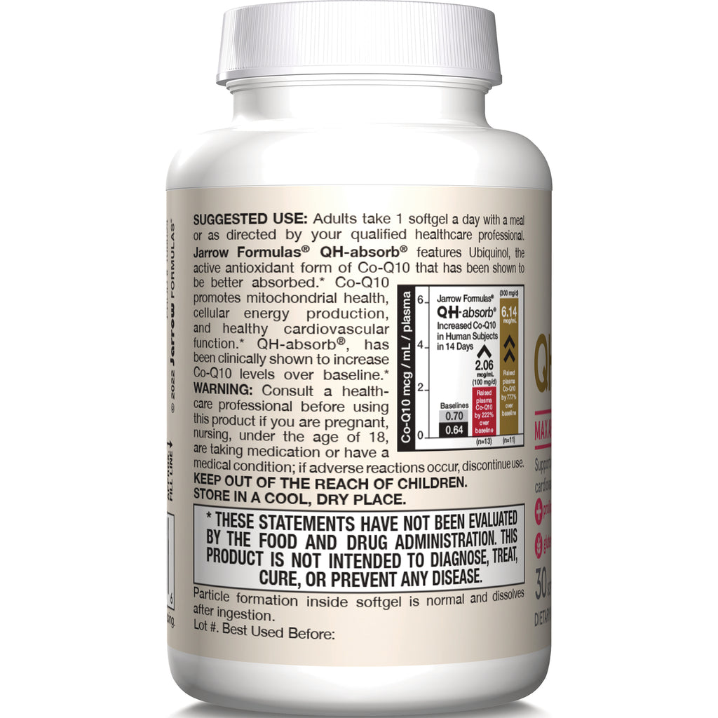 JR348 | back label of white supplement bottle showing suggested use, warnings, and FDA disclaimer - Thumbnail