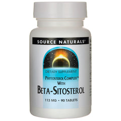 SN929 | Source Naturals Phytosterol Complex with Beta-Sitosterol dietary supplement, 113 mg, 90 tablets