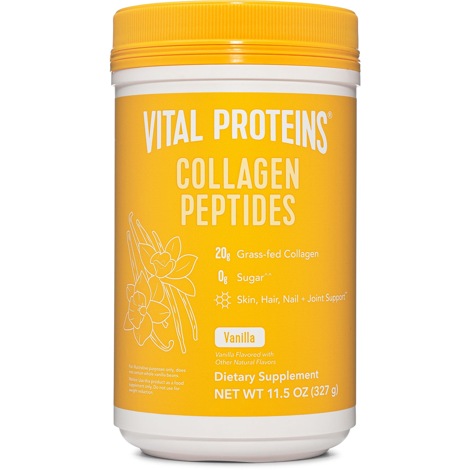VPR053 | Vital Proteins Collagen Peptides Vanilla, dietary supplement, 11.5 oz canister