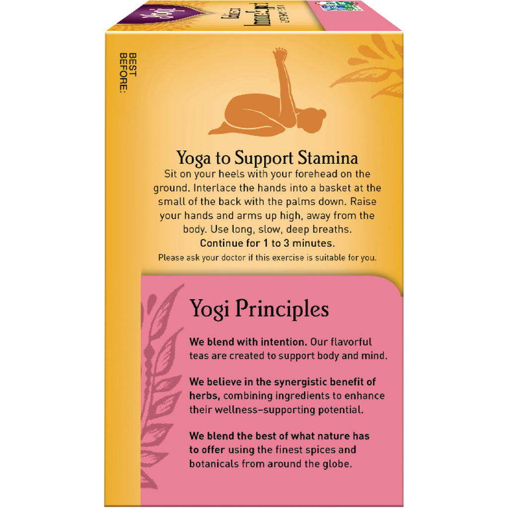 AHW021 | Product infographic panel with Yoga to Support Stamina instructions and Yogi Principles text - Thumbnail
