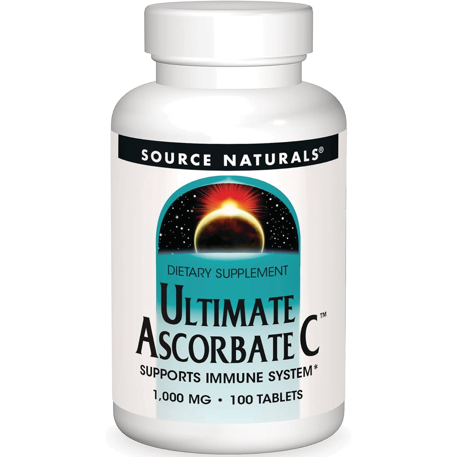 SN782 | Source Naturals Ultimate Ascorbate C dietary supplement, 1,000 mg, 100 tablets
