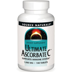 SN782 | Source Naturals Ultimate Ascorbate C dietary supplement, 1,000 mg, 100 tablets