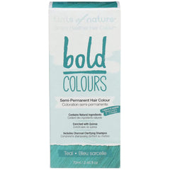 TON009 | Tints of Nature Bold Colours semi-permanent hair colour, Teal, 70 ml box front