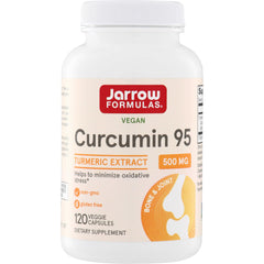 JR187 | Jarrow Formulas Curcumin 95 Turmeric Extract 500 mg, vegan, 120 veggie capsules
