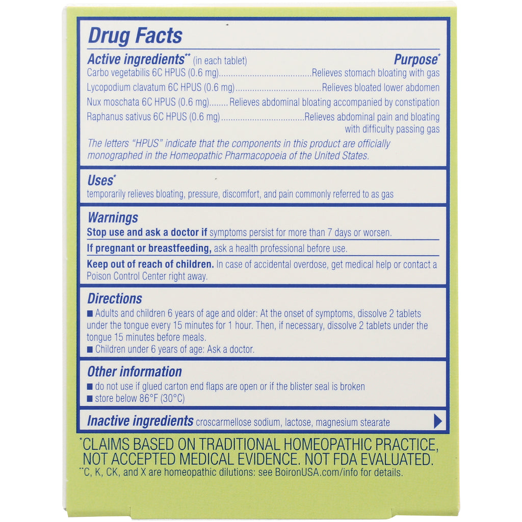 BRN026 | back of box showing Drug Facts panel with active and inactive ingredients, warnings, and directions - Thumbnail