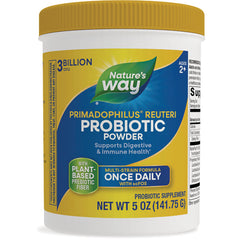 NW835 | Nature's Way Primadophilus Reuteri probiotic powder 5 oz front label supports digestive and immune health