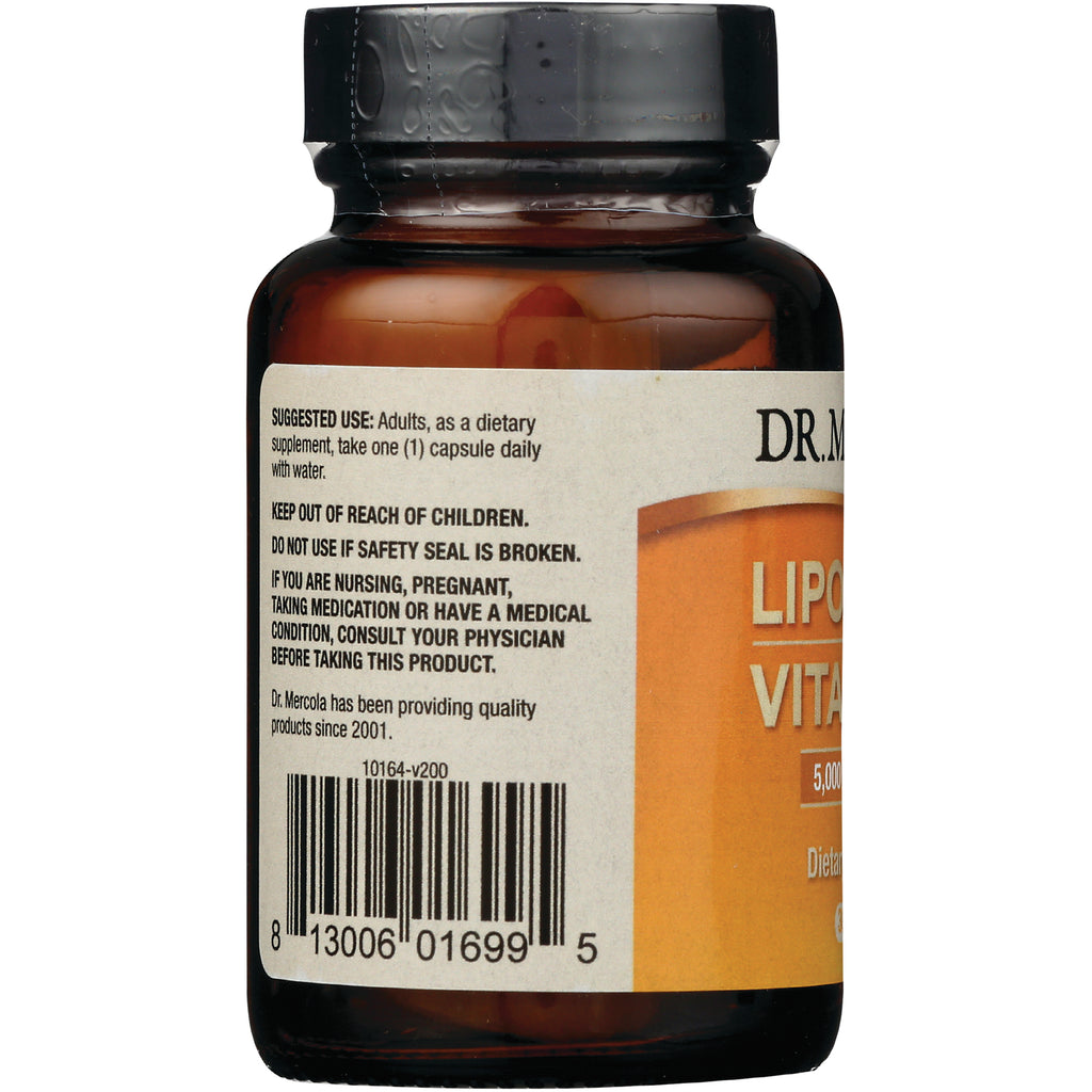 MRC063 | Back label showing suggested use, warnings, and barcode on brown supplement bottle - Thumbnail