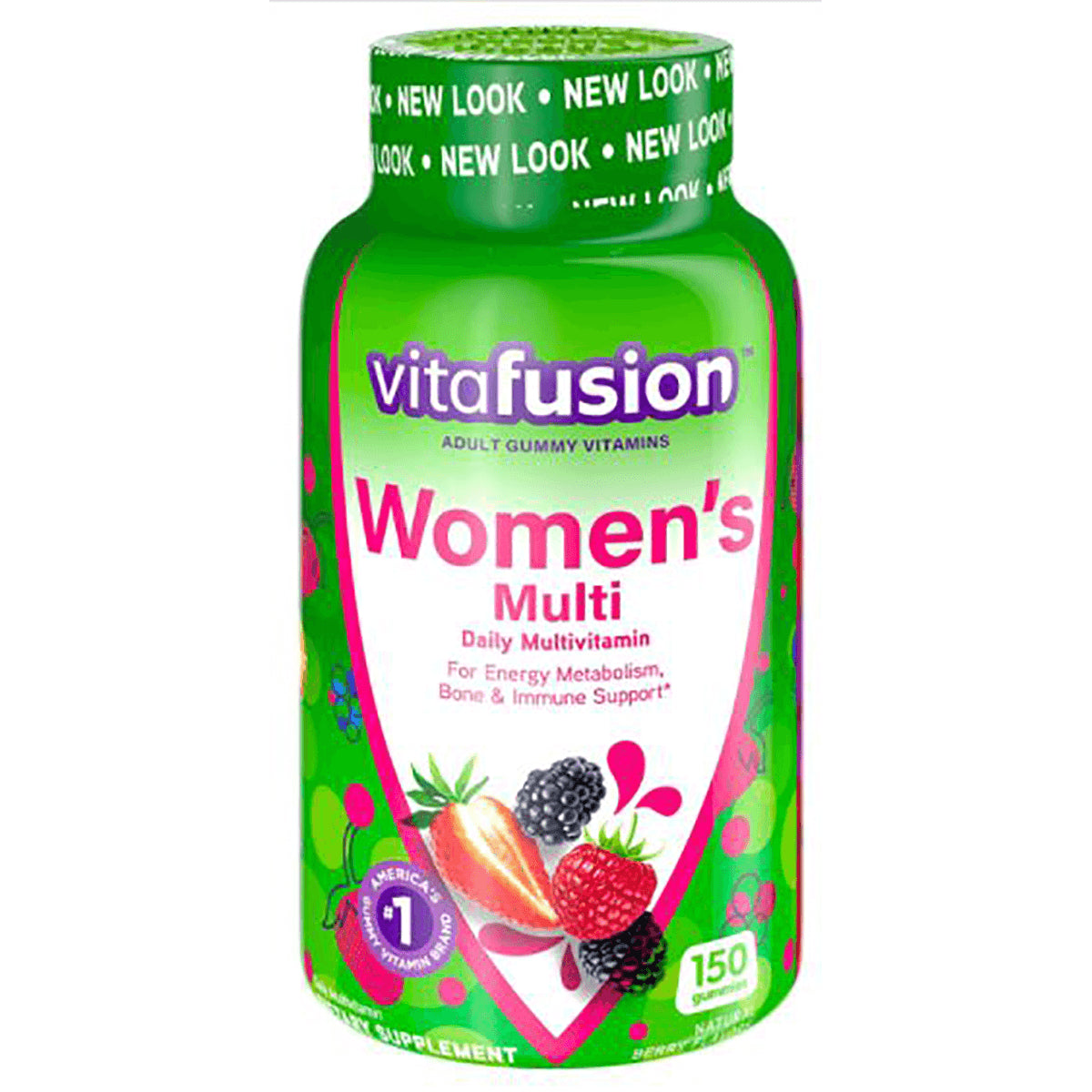 VFS020 | vitafusion Women's Multi adult gummy vitamins bottle, 150 gummies