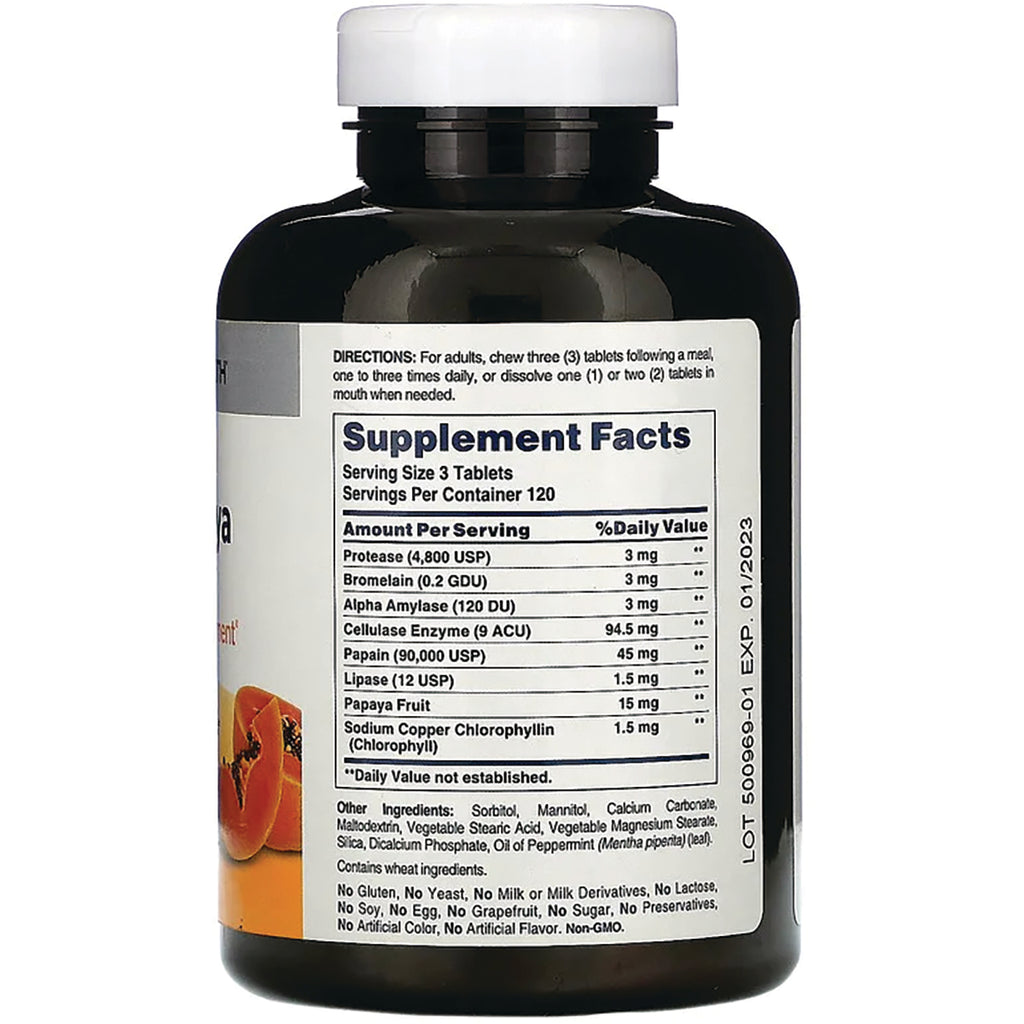 AM112 | Back label with Supplement Facts panel, directions, and ingredients - Thumbnail