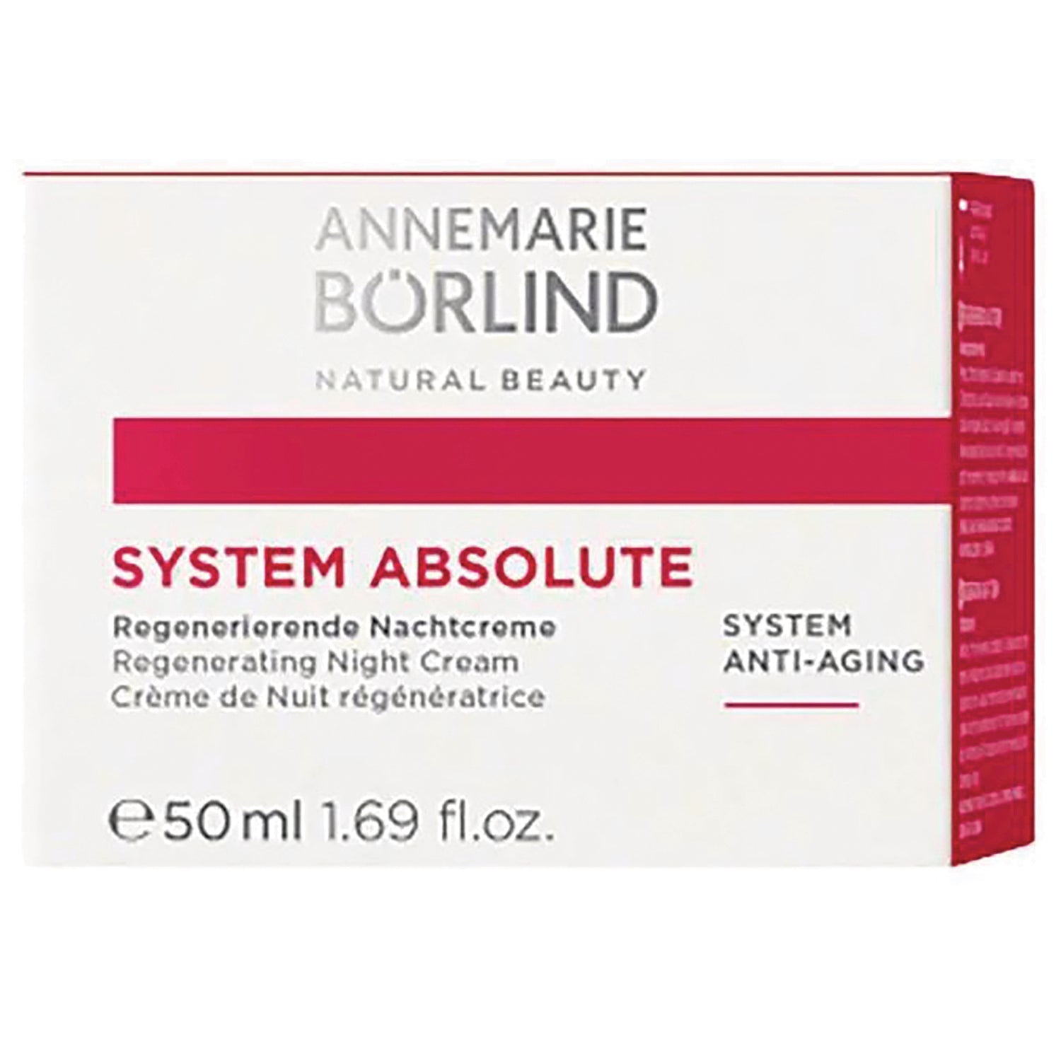 AMR046 | Annemarie Borlind System Absolute regenerating night cream box, 50 ml, System Anti-Aging