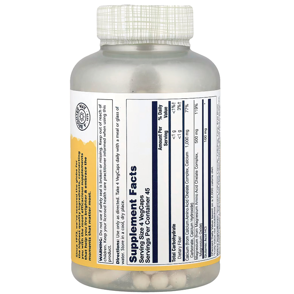 SLR446 | Back label with Supplement Facts panel and directions for VegCaps capsules - Thumbnail