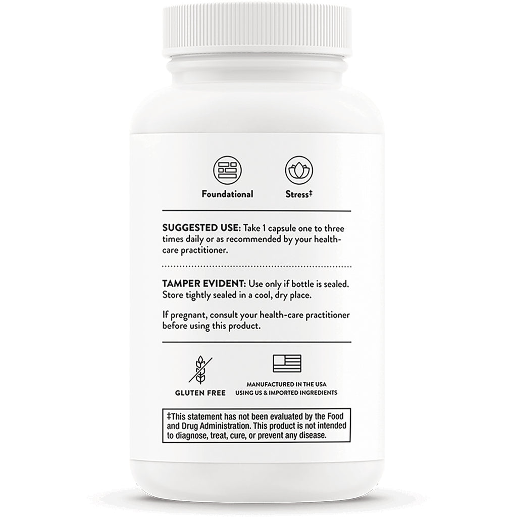 TRN012 | Back label with Suggested Use, tamper evident info, Gluten Free, and Manufactured in the USA text - Thumbnail