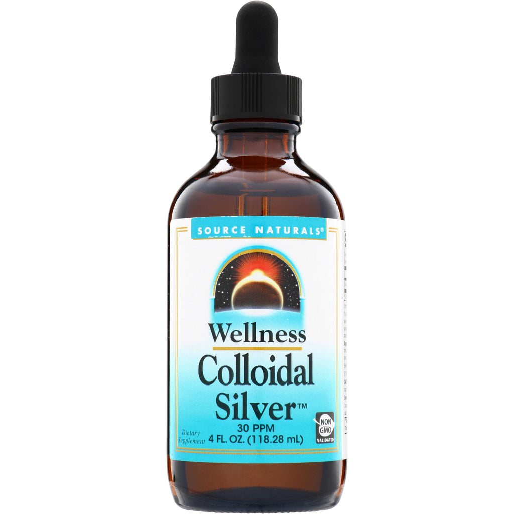 SN272 | Source Naturals Wellness Colloidal Silver 30 PPM, 4 fl oz dropper bottle - Thumbnail
