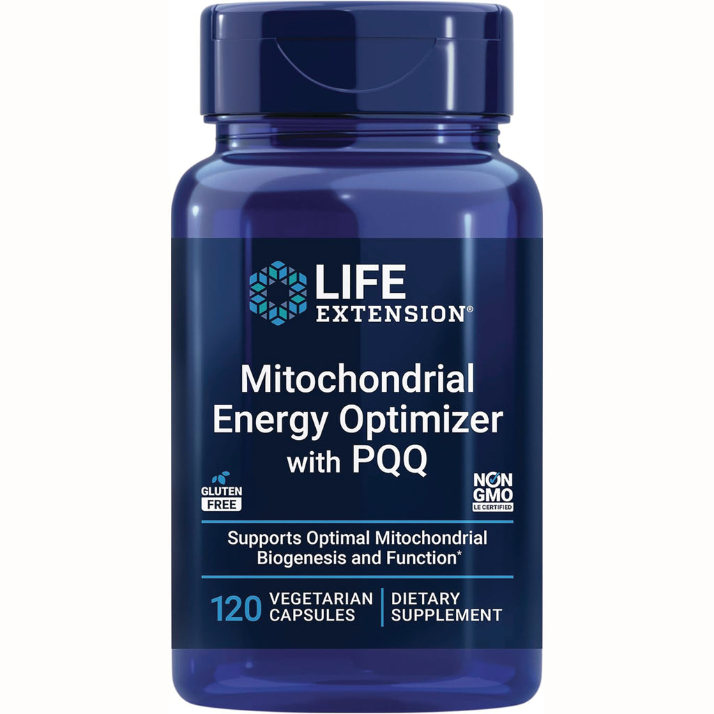 LE367 | Life Extension Mitochondrial Energy Optimizer with PQQ bottle, 120 vegetarian capsules, non-GMO gluten free - Thumbnail