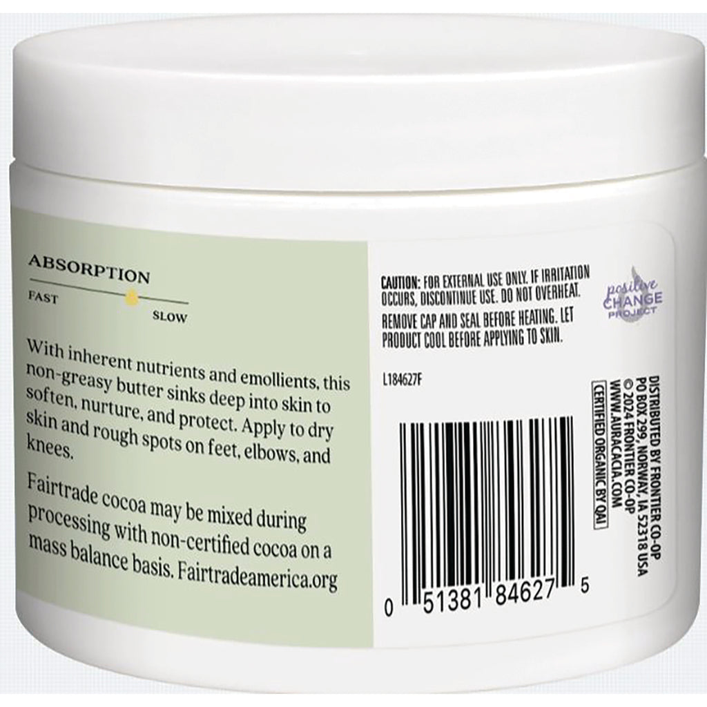 ARC186 | Back label of white jar showing absorption chart, caution text and barcode - Thumbnail