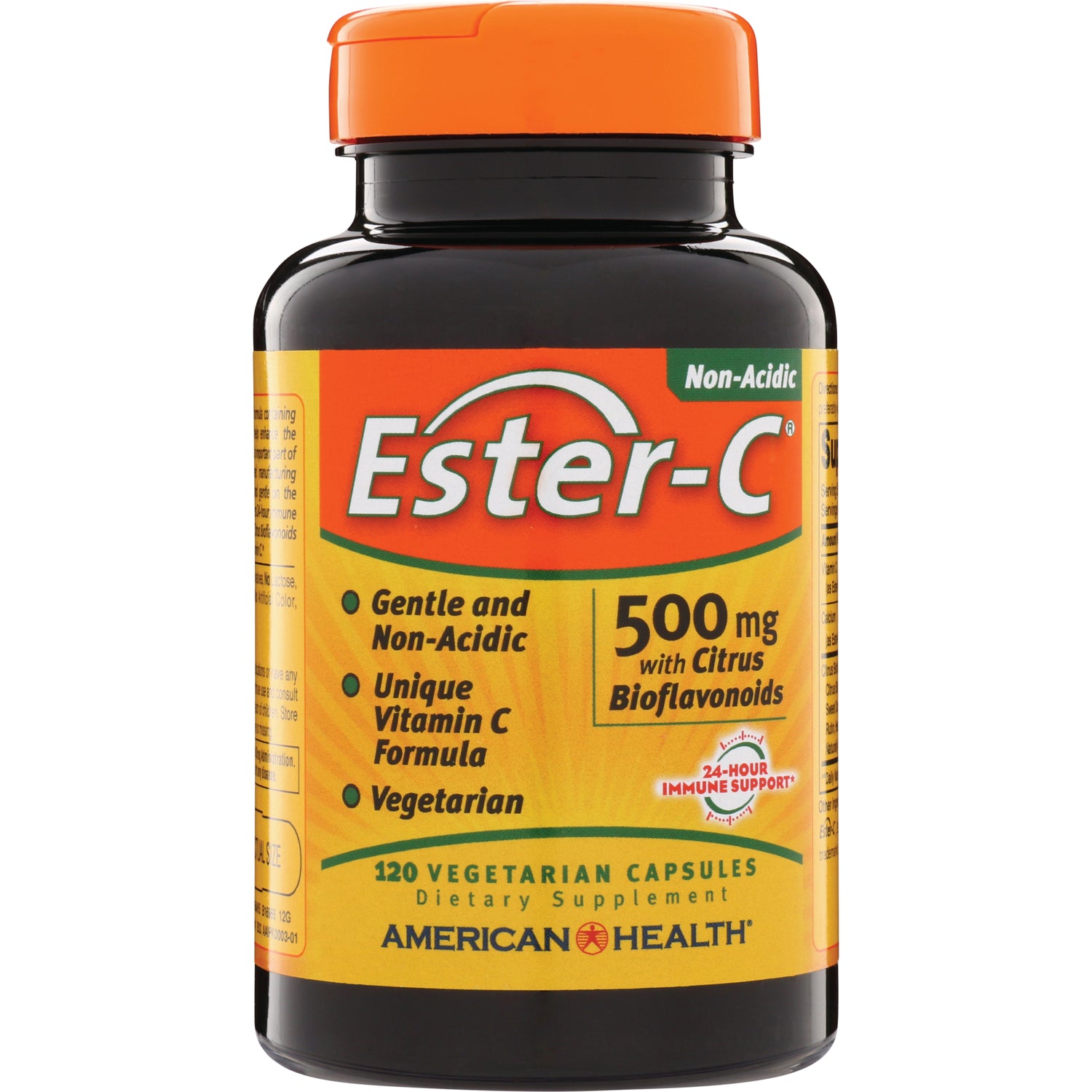 AM118 | American Health Ester-C 500 mg with Citrus Bioflavonoids, 120 vegetarian capsules