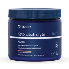 TM163 | Trace Keto Electrolyte Powder, Strawberry Lemonade flavor, zero sugar, 13 oz jar