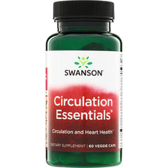 SWC109 | Swanson Circulation Essentials, Circulation and Heart Health, 60 veggie caps, front label