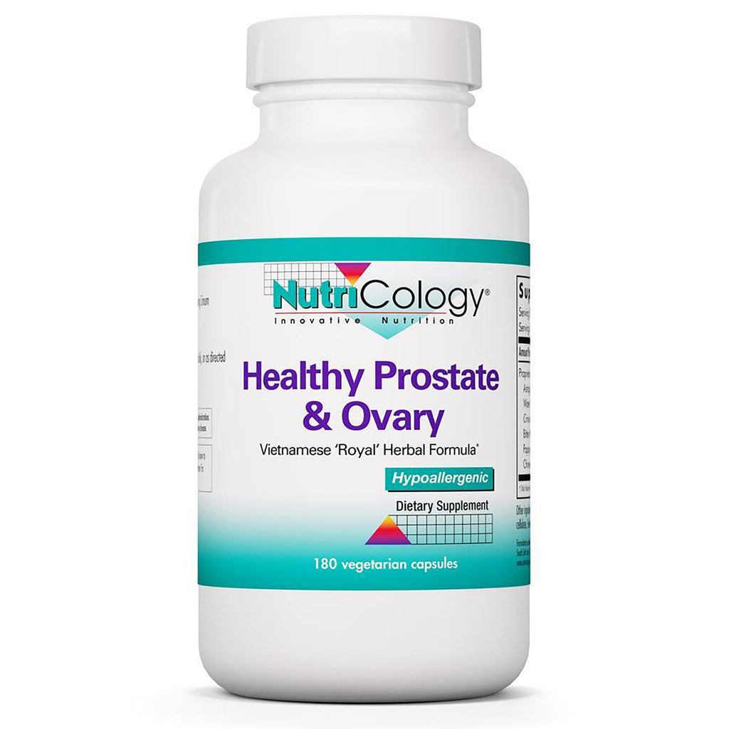 NCL052 | NutriCology Healthy Prostate & Ovary bottle, Vietnamese 'Royal' herbal formula, hypoallergenic, 180 vegetarian capsules - Thumbnail