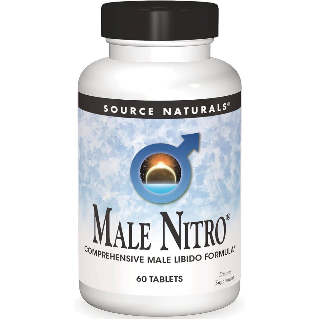 SN777 | Source Naturals Male Nitro comprehensive male libido formula dietary supplement, 60 tablets - Thumbnail