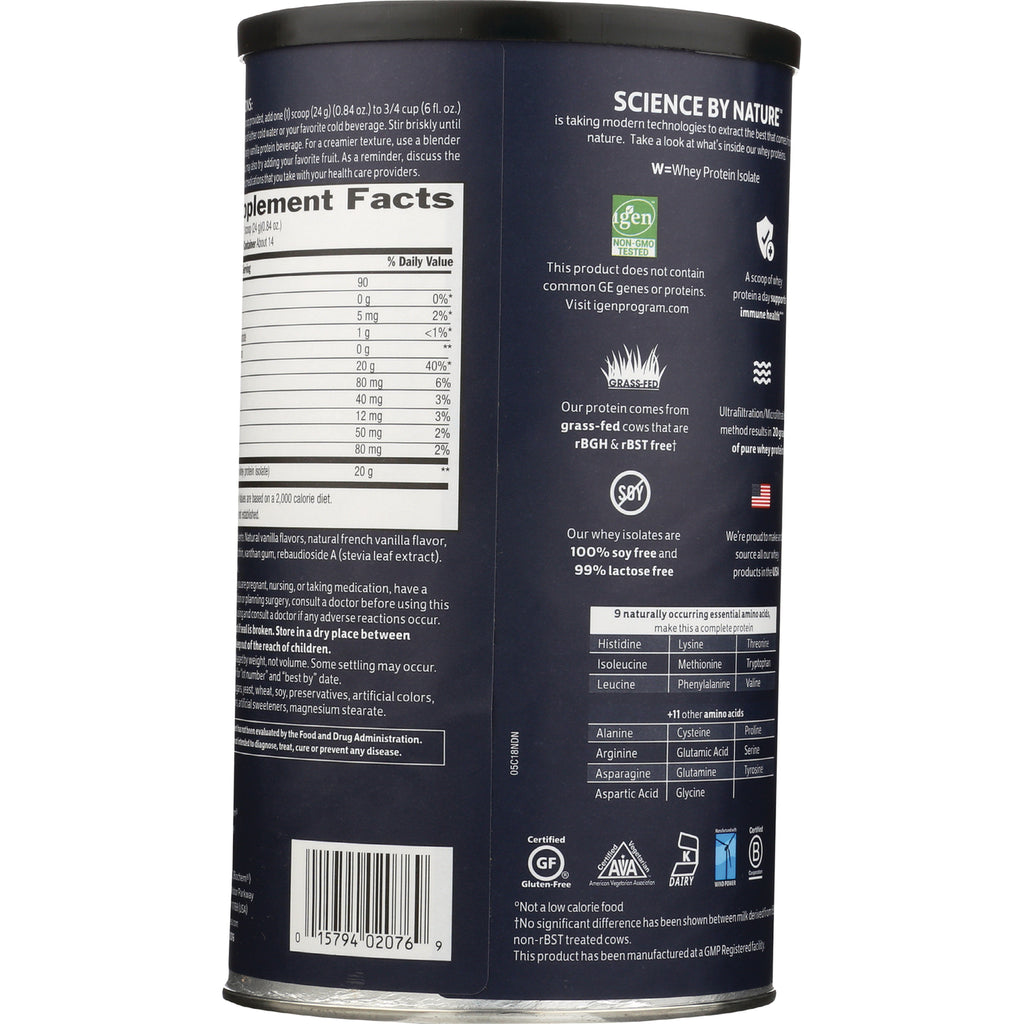 CRL590 | Back of navy supplement can showing Supplement Facts panel, certifications, and barcode - Thumbnail
